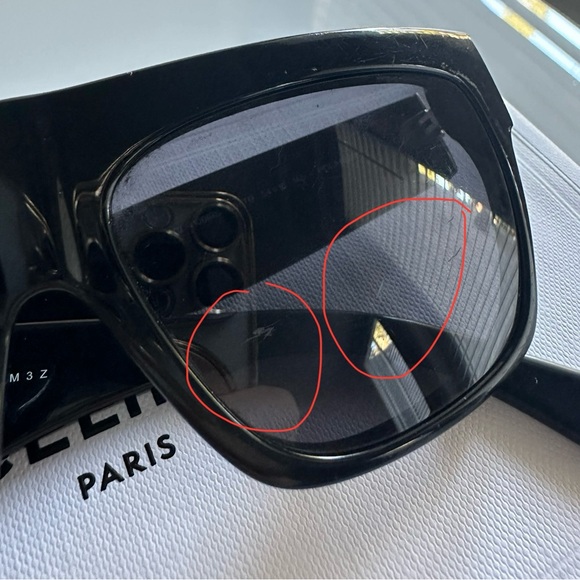 RARE Celine CL 61066/S black sunglasses - Picture 5 of 10